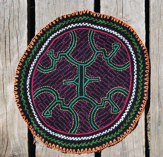 Ayahuasca Inspired Shipibo Tela from the Amazon Jungle Peru