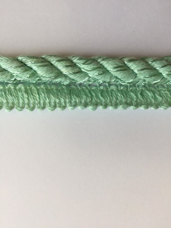 Aqua Lip cord Pillow Edging Upholstery Trim by the Yard