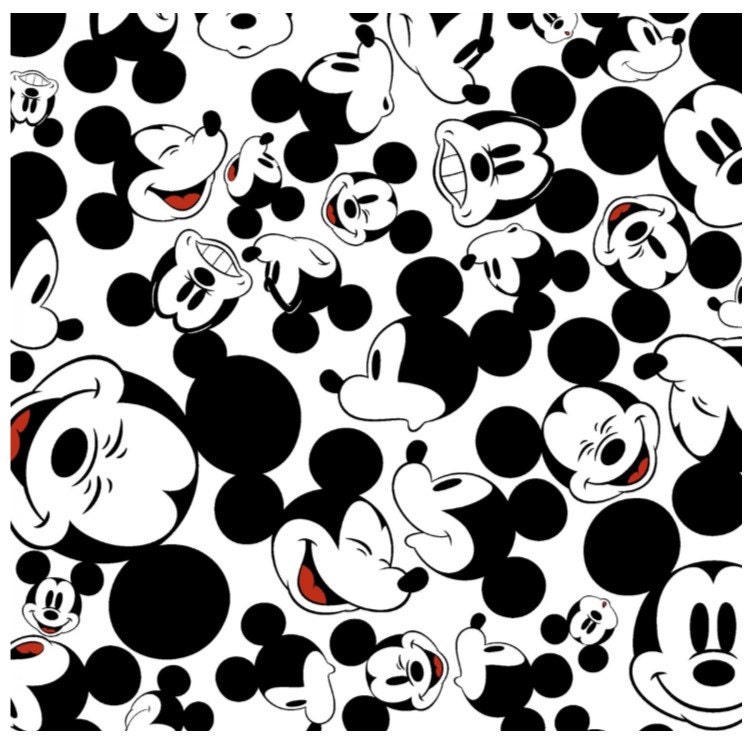 mickey mouse shape collage