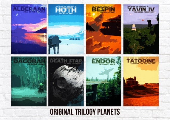 star wars postcard set