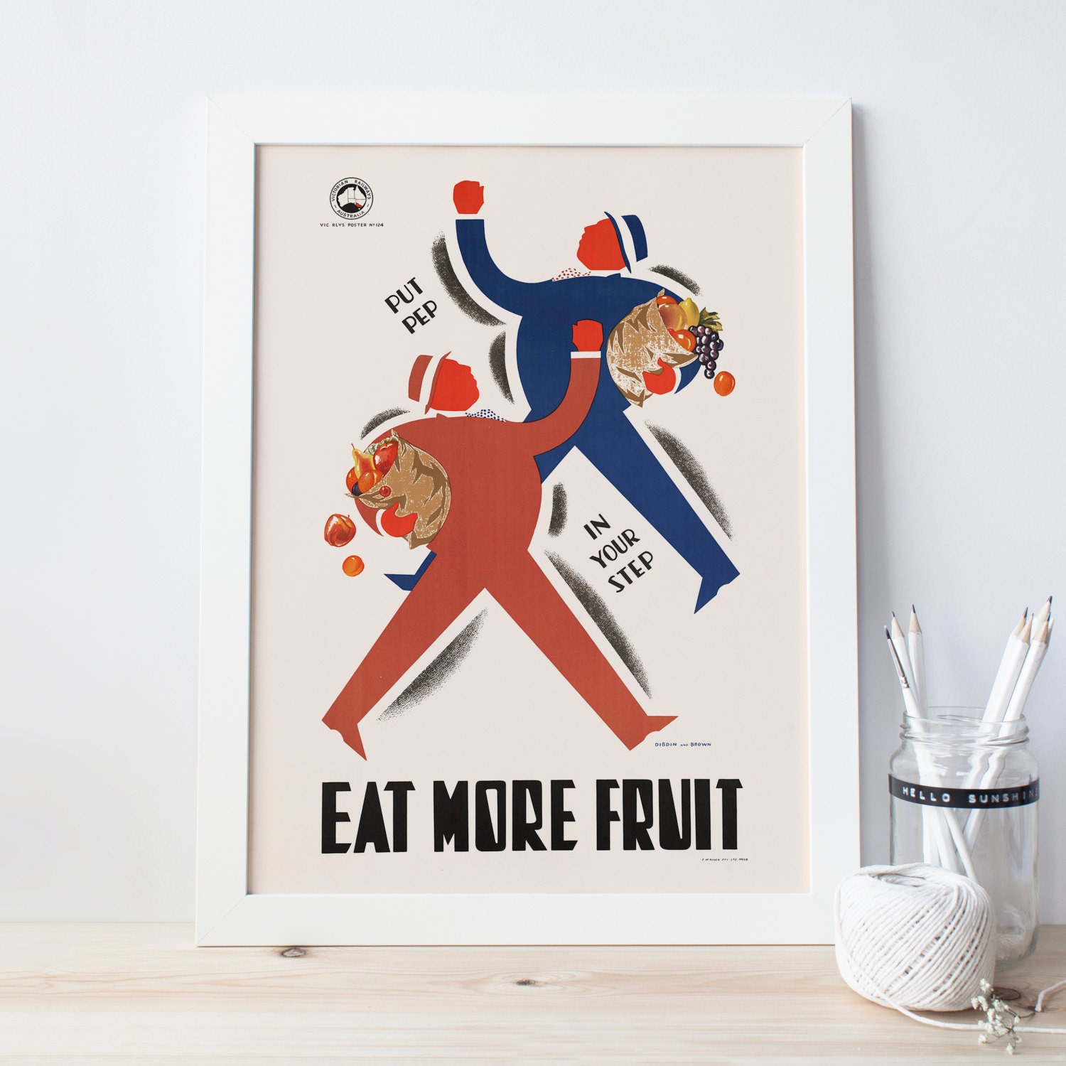 RETRO KITCHEN POSTER Vintage Art Deco Poster Fruit Print Ribba   Il Fullxfull.966851760 1r61 