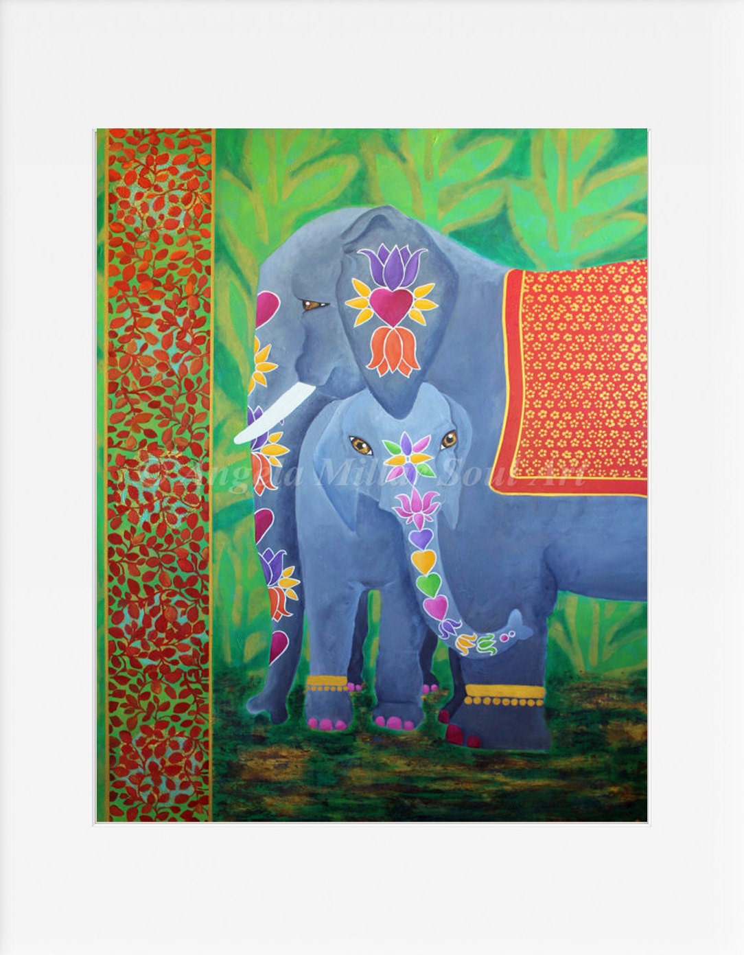 elephant-art-print-elephant-wall-art-home-decor-ideas