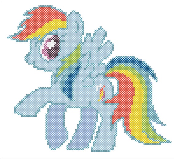 BOGO FREE My LITTLE Pony cross stitch pdf by Rainbowstitchcross