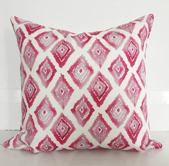 Raspberry pink diamonds cushion cover designer cushion 50 x