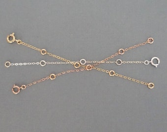 Extenders for Necklaces + Rose Gold Extender + Gold Extender + Silver Extender + Necklace Extender + Bracelet Extender + Minimal Modern & Me