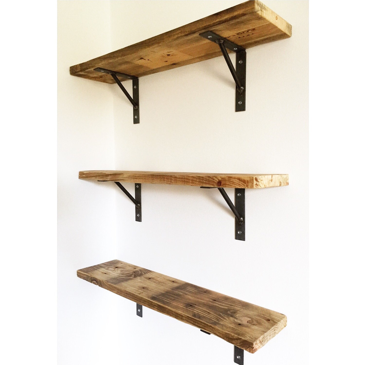 Reclaimed Pallet Wood Shelf Shelving With Welded By CaisleyCo   Il Fullxfull.836994632 1hxi 