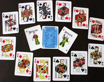 Game of Thrones Playing Cards - Traditional Design Deck of Cards with Map Back - Great Gift