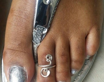 Unique toe ring | Etsy