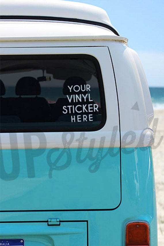 Download Window Decal Mockup & Car Decal Mockup Template | Digital Download | Stock Photography | Vinyl ...