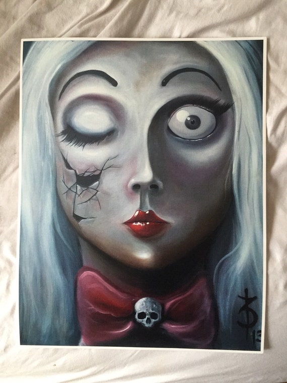 (Etsy) ZackDunnArt – Horror Art that is hand painted using oil paints on canvas.