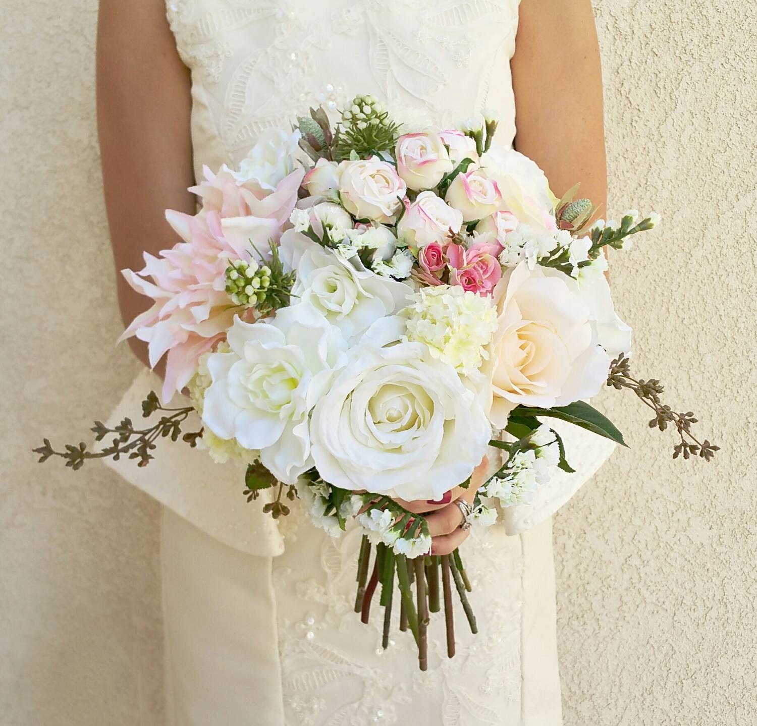 Wedding Bouquet Silk Flower Bouquet Wedding Flowers