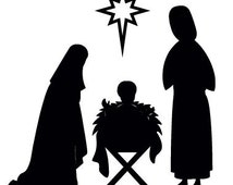 Popular items for nativity silhouette on Etsy