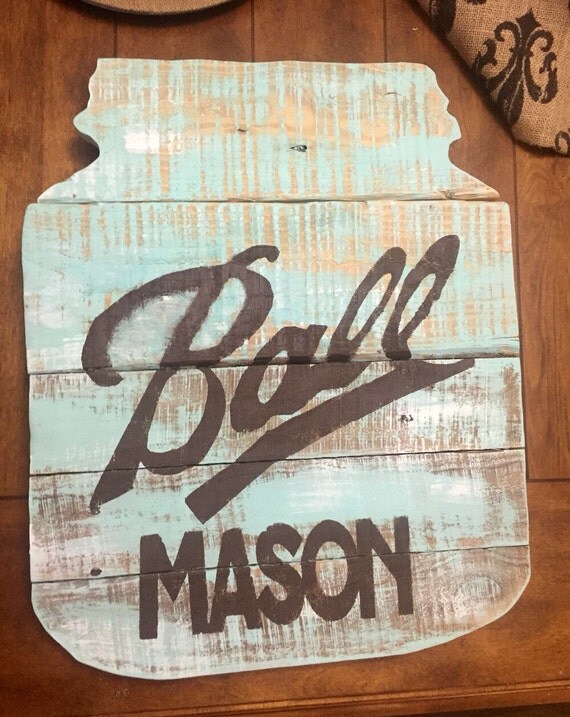 Mason Jar Wall Decor by Crosswoodworks on Etsy