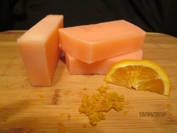 All Natural-Handmade Orange Cold Process Soap