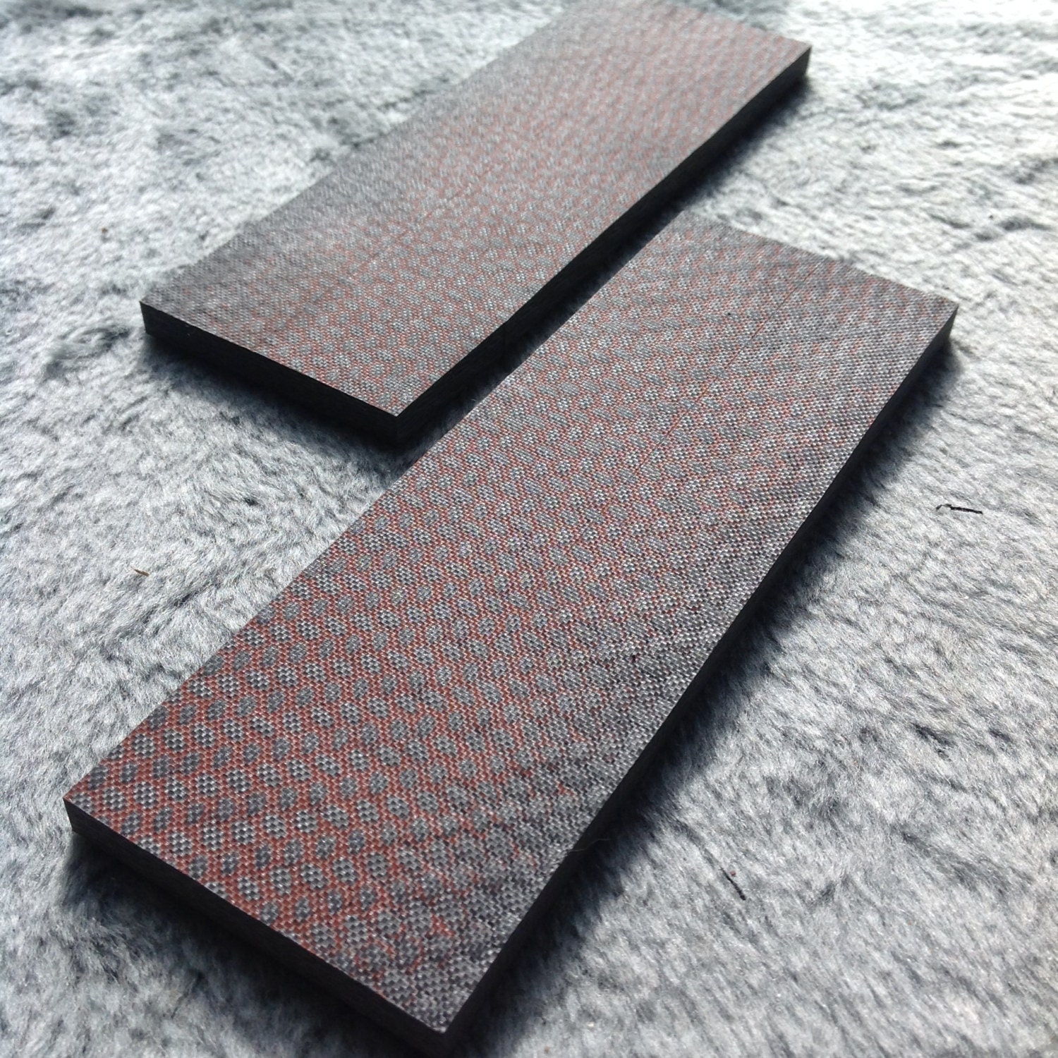 High Quality Copper Carbon Fiber 1/4 thick Knife Scale
