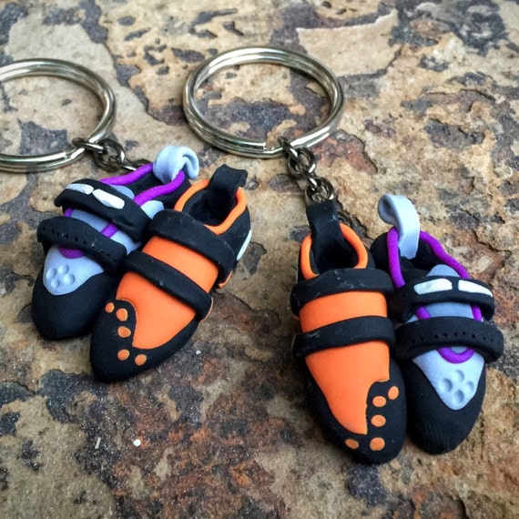 Rock Climbing Keychains Partner Set