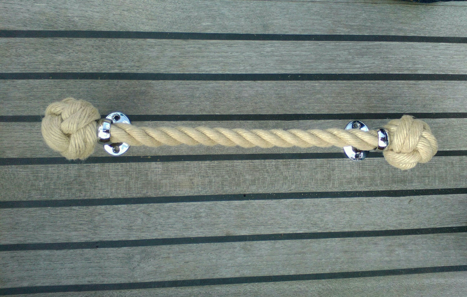 Rope Towel Rail. Nautical Bathroom Decor Hempex by TheLazarette