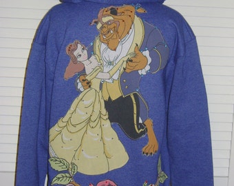 Beauty and beast couple hoodies Clearance
