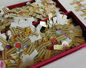 Vintage cigar bands large lot craft supply