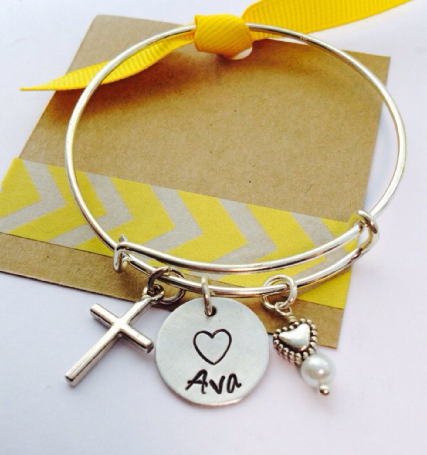 Cross Bracelet Personalize Cross Bracelet Child Adjustable