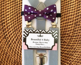 Items similar to Yellow bow tie with grey chevron ...