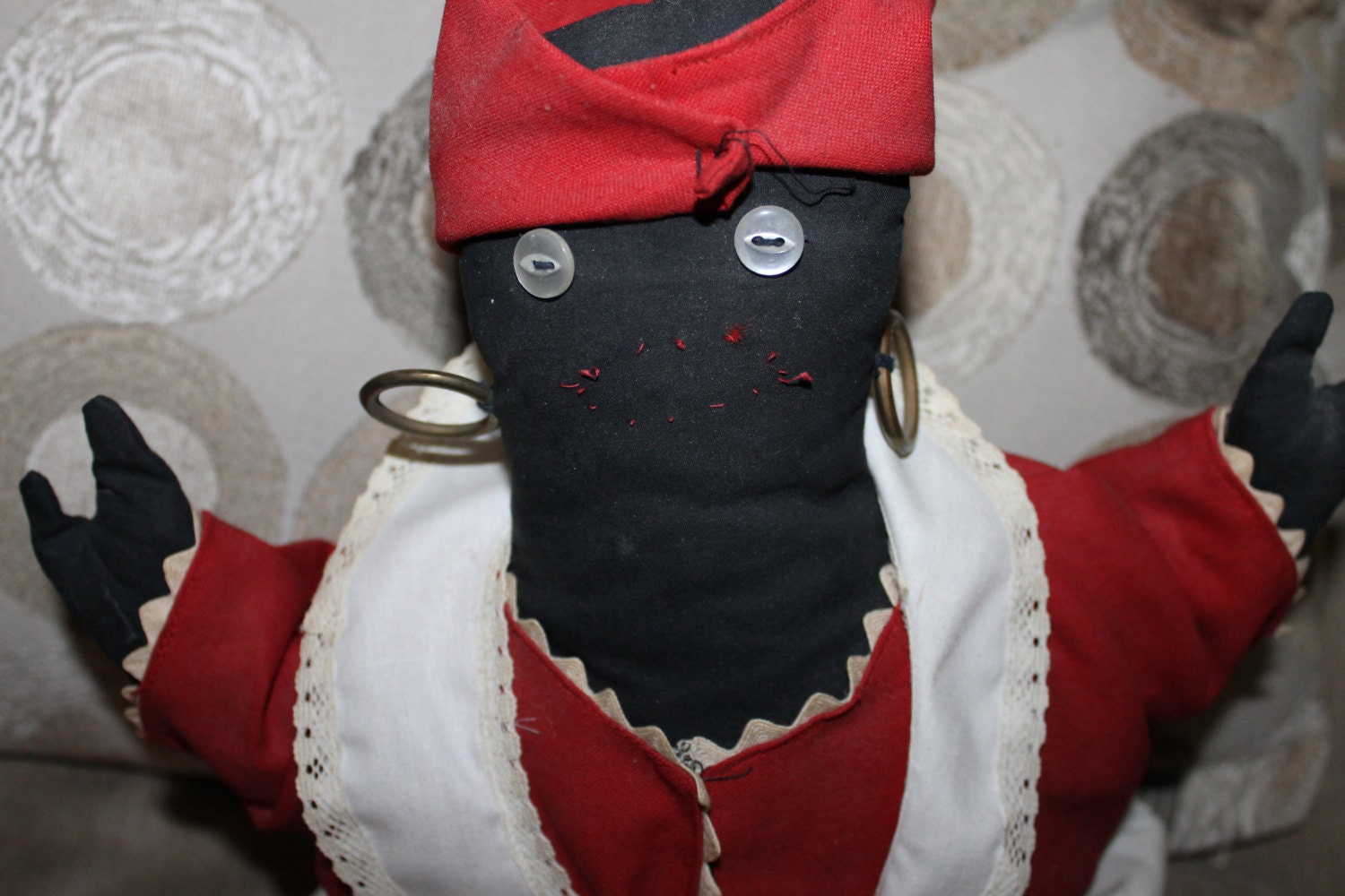 Black Americana Toaster Cover Aunt Jemima Doll to cover Small