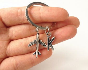 plane keychain,airplane keychain,long distance keychain,long distance friendship keychain,long distance relationship keychain