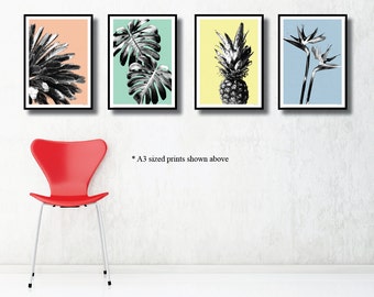 Botanical Prints, BOTANICAL PRINT SET, Botanical Art, Botanical Decor, Botanical Wall Art, Kitchen Wall Art, Wall Art Prints, Art Prints