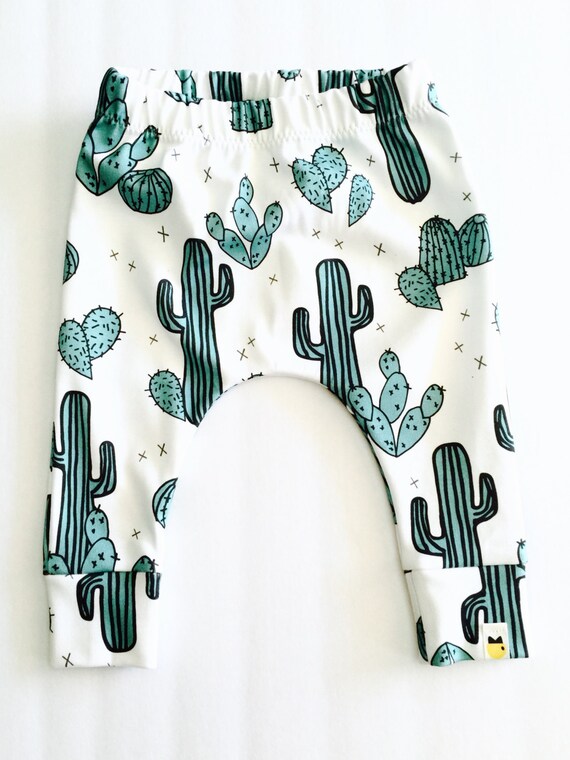 Organic baby harem pants baby girls clothes harem by Kutikati