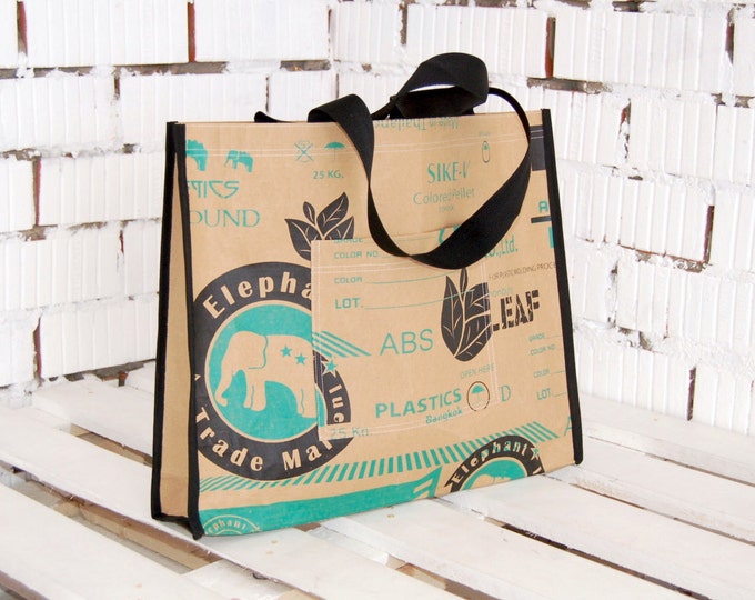 Linen market bag, shopping bag, tote bag with eco friendly paint, hobo bags, farmers market, shoulder bag, screen print, kraft paper bag