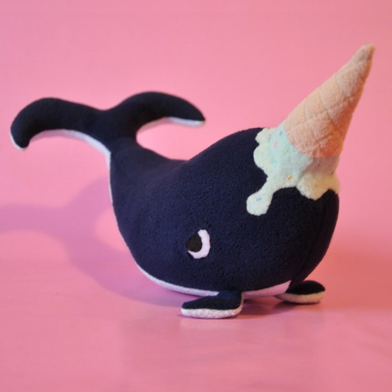 narwhal ice cream plush