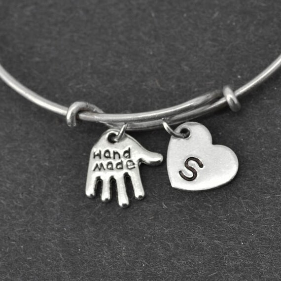 Hand Bangle Sterling Silver Bangle Hand Bracelet