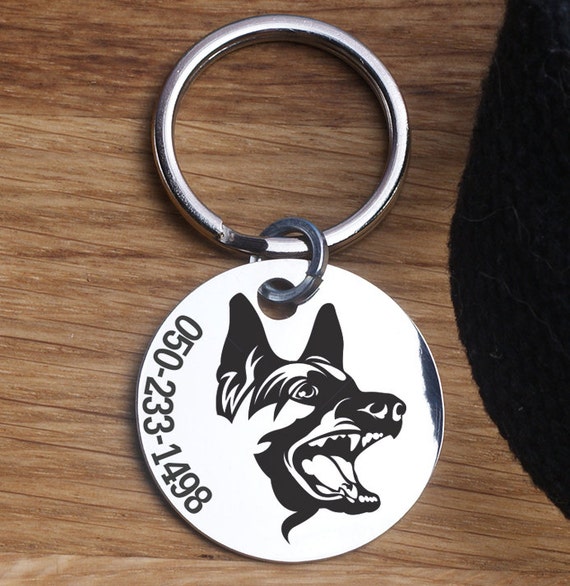 German Shepherd dog tag Dog Pet Tag Hanmade Personalized Pet