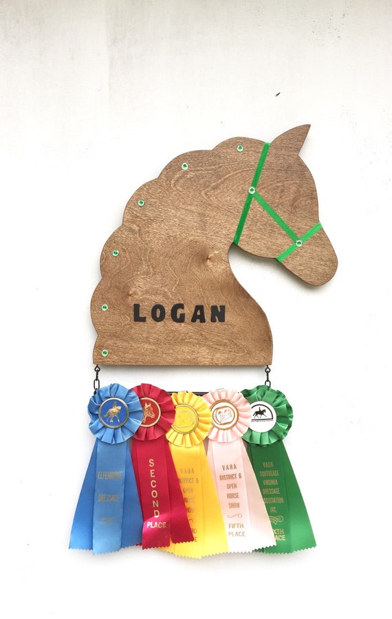Customized Horse Show Ribbon Display 1 Ribbon Tier