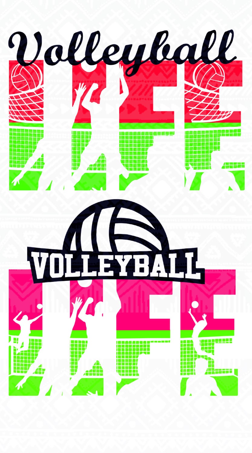 Download Volleyballvolleyball life volleyball svg volleyball design