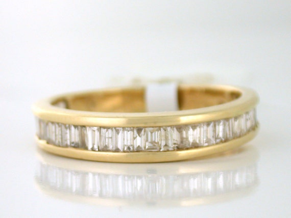 REDUCED PRICE! Diamond Band with 1.00tcw Baguette Diamonds size 9 - LAYAWAY