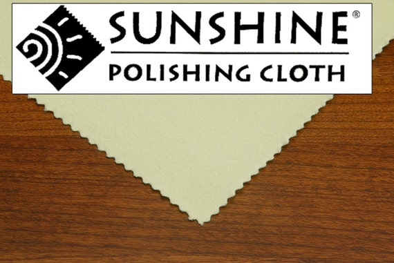 Sunshine Polishing Cloth Bulk Pack Large 7.5 X 5 Silver