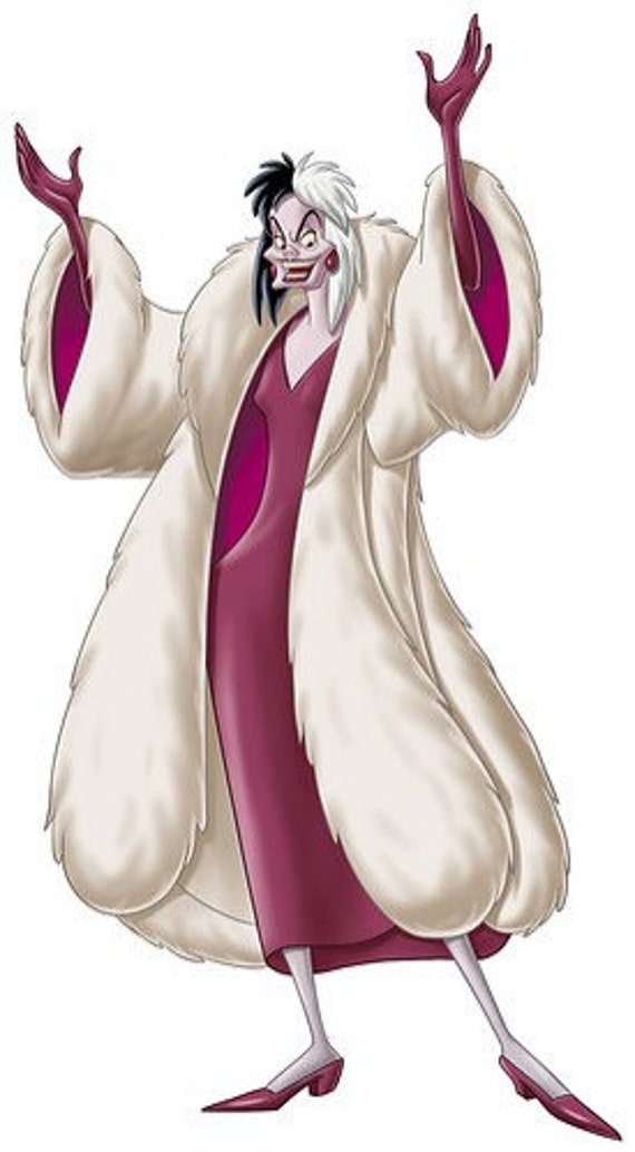 CRUELLA DEVILLE 101 Dalmations Instant Download Digital