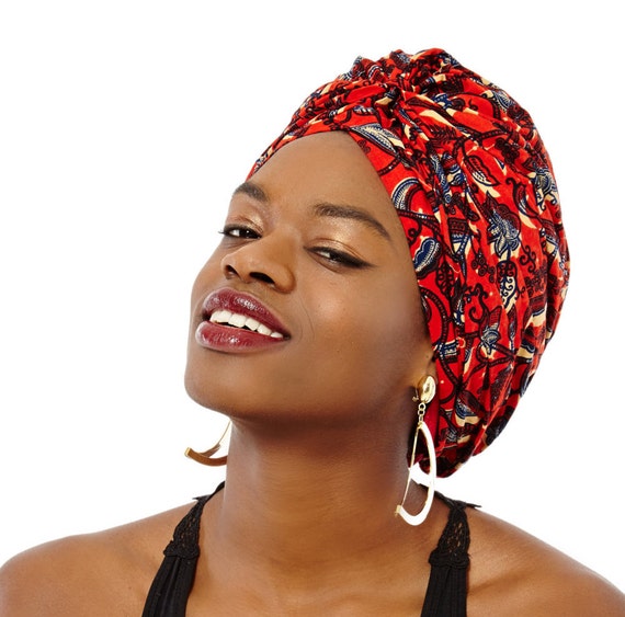 Ankara Turban OVERSIZED SIZE African HeadWrap PRESEWN