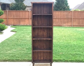 Bookshelf - Handmade Bookcase - Living Room Bookcase - Bedroom Bookcase - Wood Bookshelf