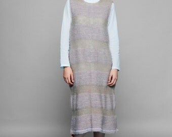 HASASERIES HS0706 Fur Sleeve Dress Gown