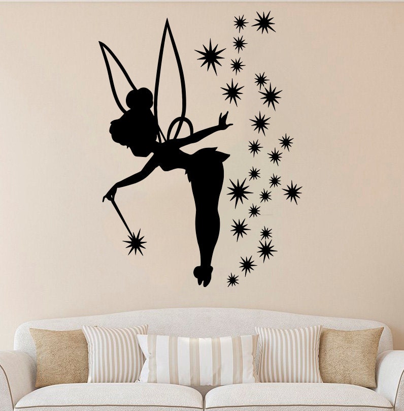 Faerie Wall Decal Fairy Vinyl Sticker Fairytale Vinyl Decals
