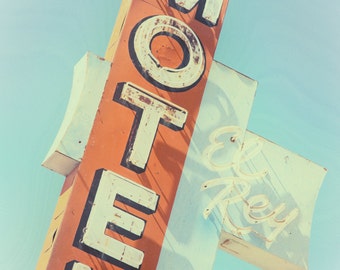Motel Sign, Vintage Decor, Retro Decor Neon Sign Photo Vintage Neon Sign Retro Neon Sign Route 66 Route 66 Sign Vintage Wall Art Retro Decor