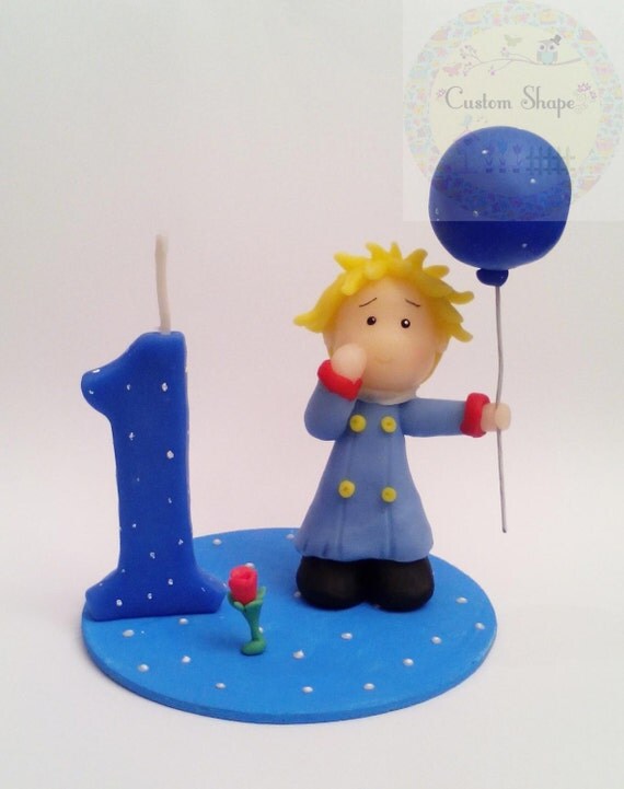 Birthday Candle / Cake Topper personalized handmade by CustomShape