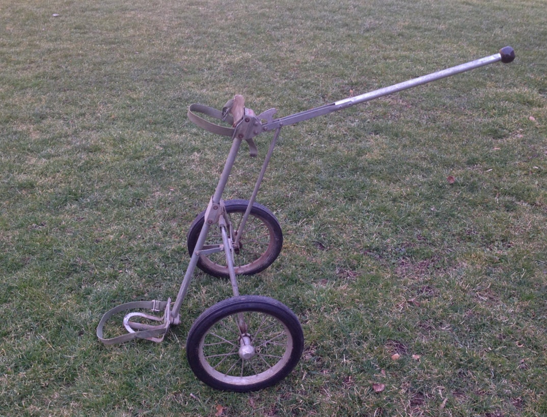 Unique Vintage Golf Club Pull Cart KoLapSi Kart Golf Bag