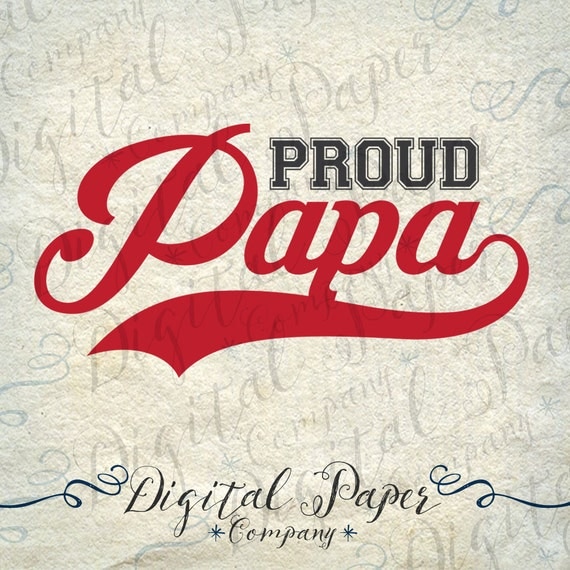 Download Proud Papa Daddy Grandpa PNG SVG DXF by DigitalPaperCompany