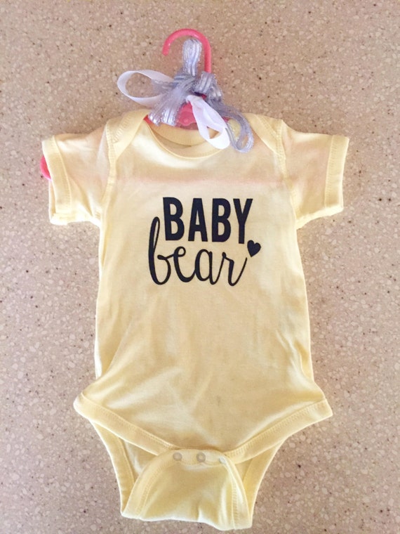 Baby Bear Onesie Baby Bear Shirt Baby Boy Baby by FutureMrsToBee