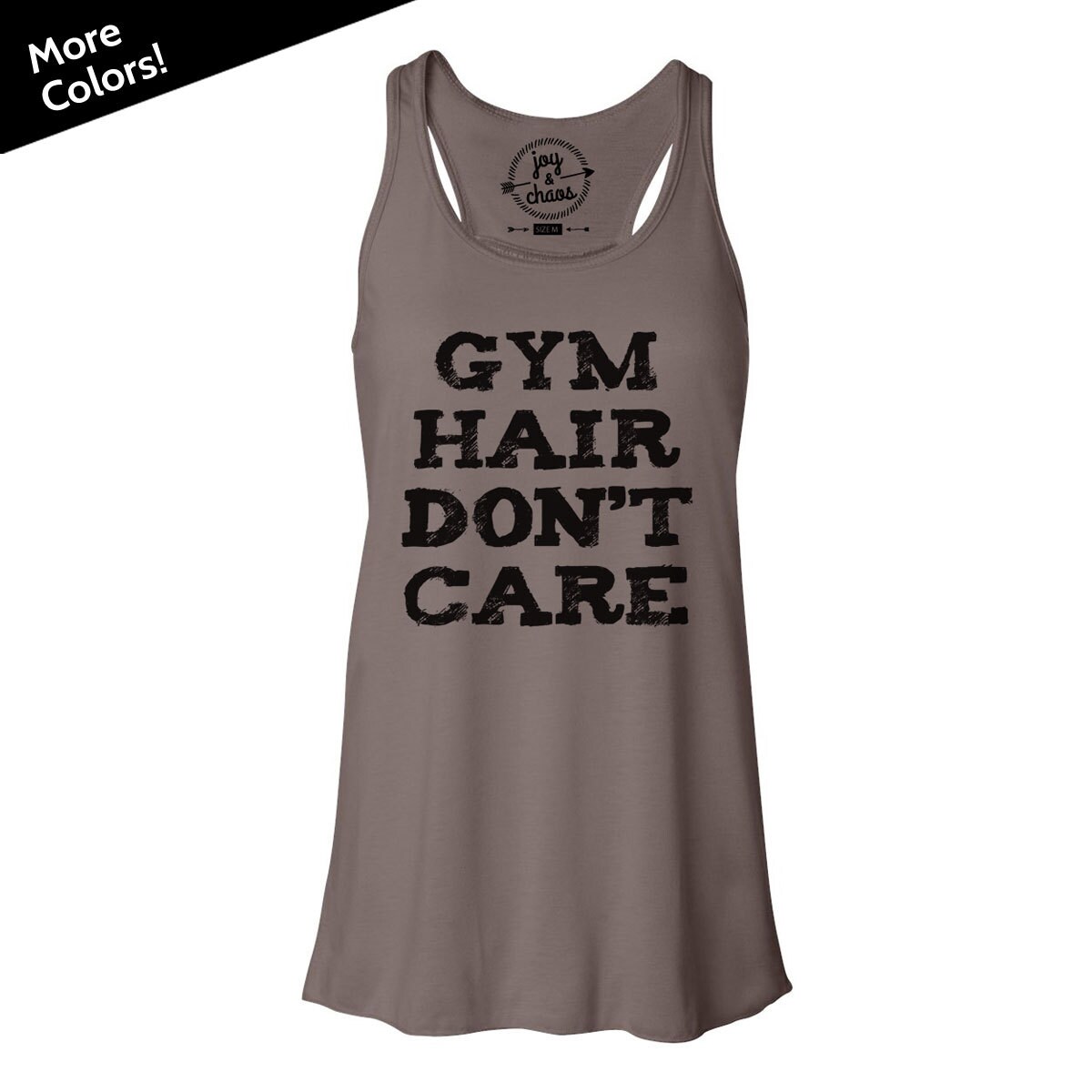 Gym Hair Don't Care Tank Top Gym Hair Shirt Cute Workout