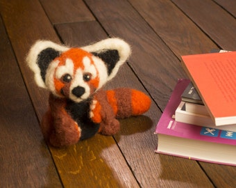 Firefox, Himalayan animal, Needle Felted Soft Sculpture