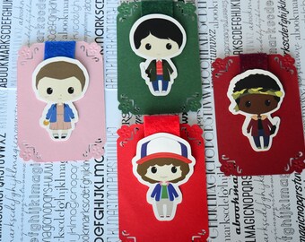 Stranger things magnetic bookmark dustin eleven lucas mike